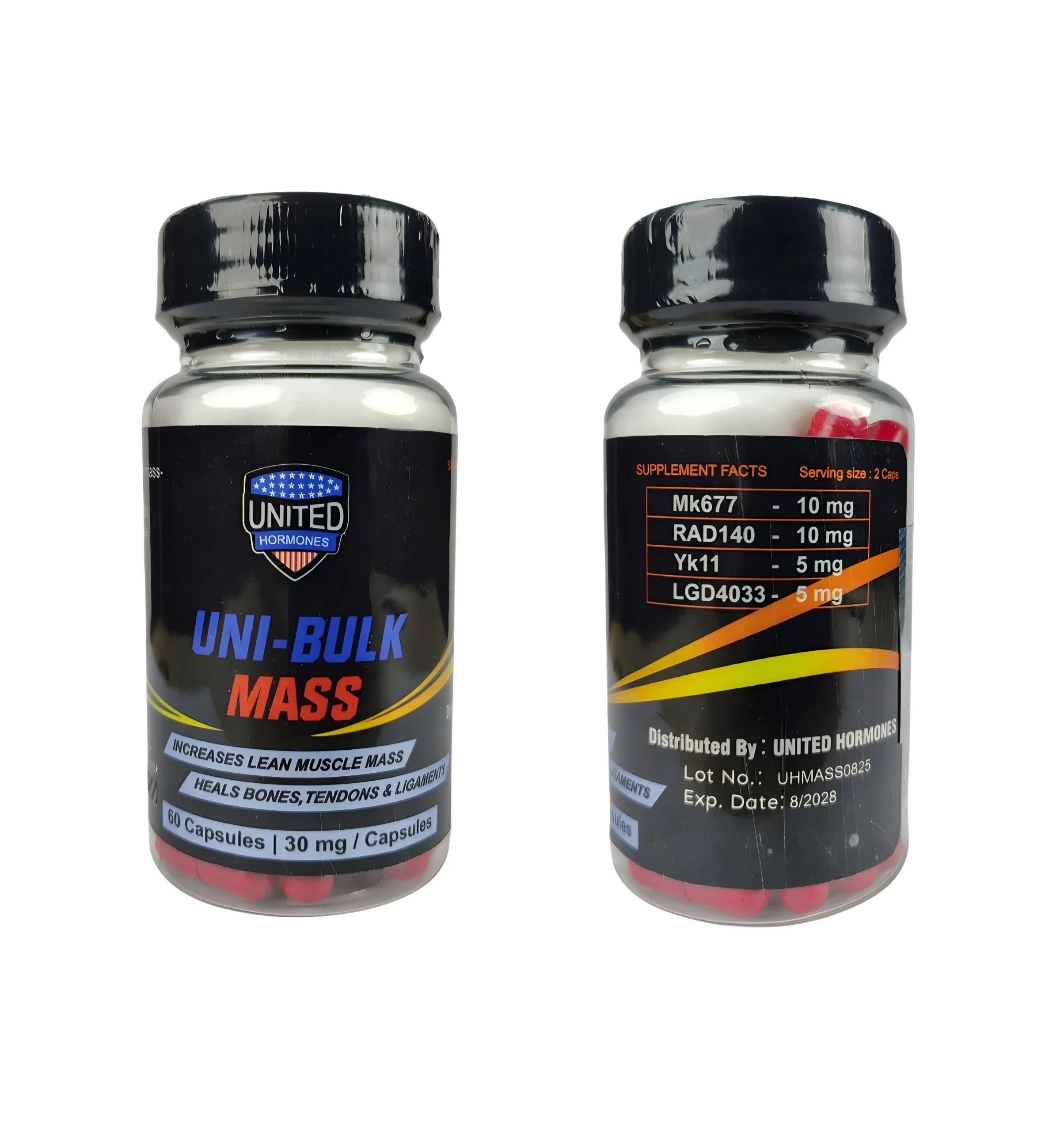 UNI-BULK MASS Capsules โ Advanced Muscle & Strength Stack | United Hormones